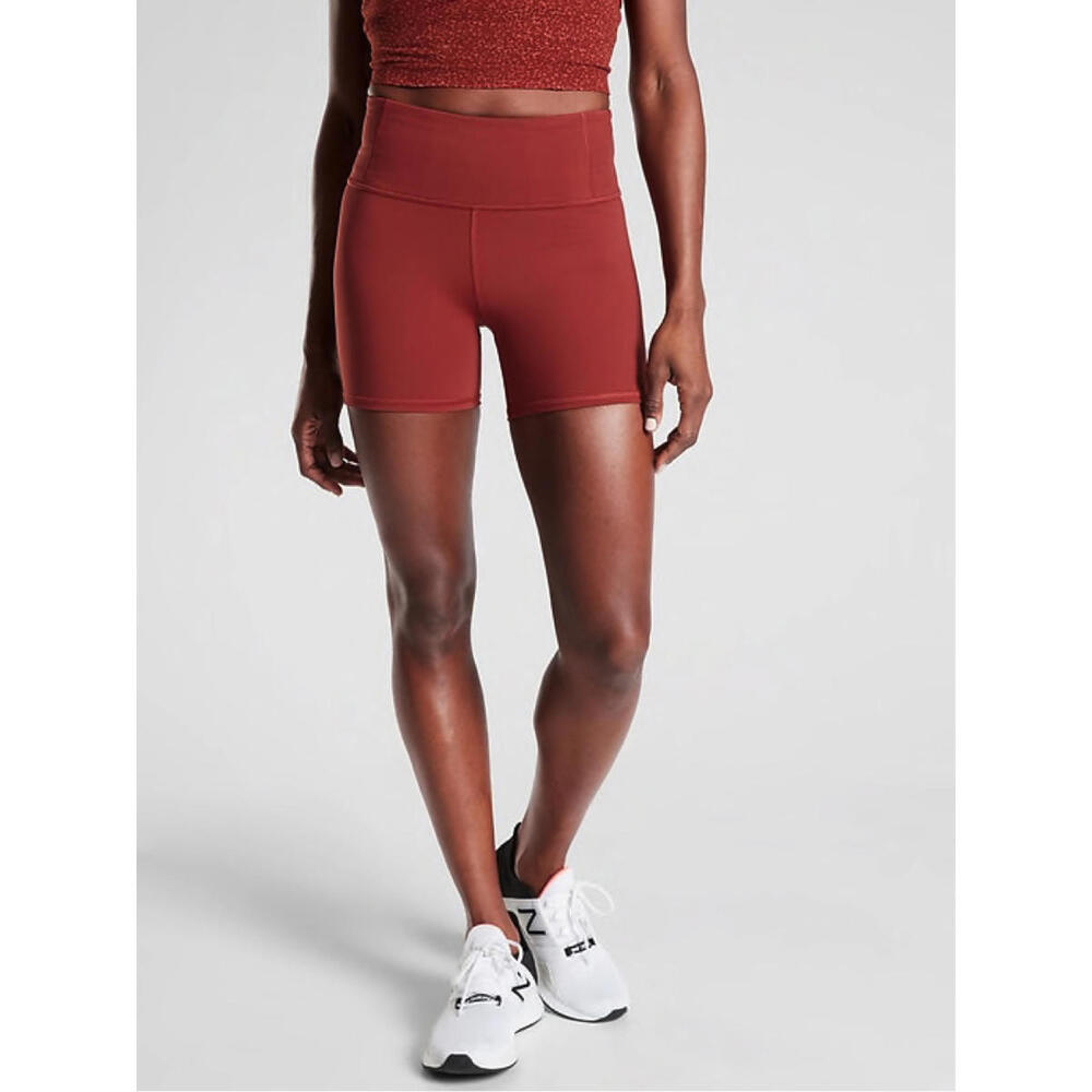 Athleta Lightning Bike Short 5 |  Russet Brown L